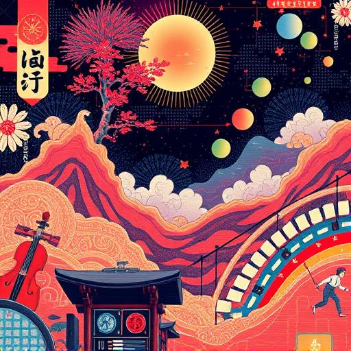 伝統楽器と電子音楽の融合アルバムカバー